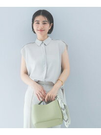 【SALE／60%OFF】クールタッチ 防シワ シャツブラウス URBAN RESEARCH ROSSO アーバンリサーチロッソ トップス シャツ・ブラウス グリーン ベージュ ブルー【RBA_E】【送料無料】[Rakuten Fashion]