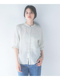 【SALE／55%OFF】『WEB/一部店舗限定』UVカットウォッシャブルリネン混シャツブラウス URBAN RESEARCH ROSSO アーバンリサーチロッソ トップス シャツ・ブラウス イエロー ブルー ブラウン ネイビー ホワイト【RBA_E】【送料無料】[Rakuten Fashion]