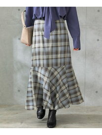 【SALE／70%OFF】切替マーメイドスカート URBAN RESEARCH ROSSO アーバンリサーチロッソ スカート その他のスカート ブラウン ホワイト【RBA_E】【送料無料】[Rakuten Fashion]