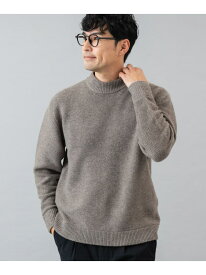 【SALE／40%OFF】『XLサイズあり』ハミルトンウールガーター編みモックネックプルオーバー URBAN RESEARCH ROSSO アーバンリサーチロッソ トップス ニット ブラック グレー【RBA_E】【送料無料】[Rakuten Fashion]