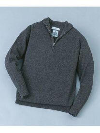 『XLサイズあり』ハミルトンラムズウールハーフジップニット URBAN RESEARCH ROSSO アーバンリサーチロッソ トップス ニット グレー ブラック ブラウン ベージュ【先行予約】*【送料無料】[Rakuten Fashion]