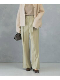 【SALE／50%OFF】ハイウエストワイドスラックス URBAN RESEARCH ROSSO アーバンリサーチロッソ パンツ その他のパンツ グリーン ブラック グレー【RBA_E】【送料無料】[Rakuten Fashion]