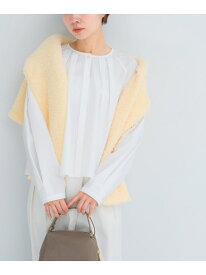 【SALE／50%OFF】タックボリュームショートシャツブラウス URBAN RESEARCH ROSSO アーバンリサーチロッソ トップス シャツ・ブラウス ホワイト グレー イエロー【RBA_E】【送料無料】[Rakuten Fashion]