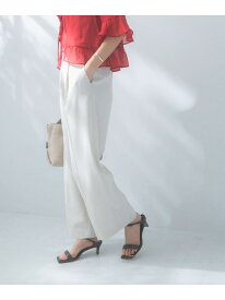 【SALE／50%OFF】防シワ リネンライクイージースラックス URBAN RESEARCH ROSSO アーバンリサーチロッソ パンツ その他のパンツ ブルー ネイビー ベージュ【RBA_E】【送料無料】[Rakuten Fashion]