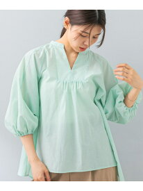 【SALE／60%OFF】『UR TECH』F by ROSSO イージーリネンボリュームブラウス URBAN RESEARCH ROSSO アーバンリサーチロッソ トップス シャツ・ブラウス グリーン ネイビー ブルー ピンク グレー【RBA_E】[Rakuten Fashion]