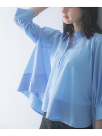 ウォッシャブルブライトローンシャツブラウス URBAN RESEARCH ROSSO アーバンリサーチロッソ トップス シャツ・ブラウス ブルー ホワイト ブラック【送料無料】[Rakuten Fashion]