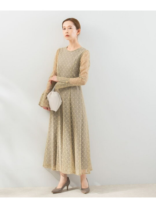 楽天市場】【SALE／20%OFF】幾何レースバックリボンドレス URBAN 