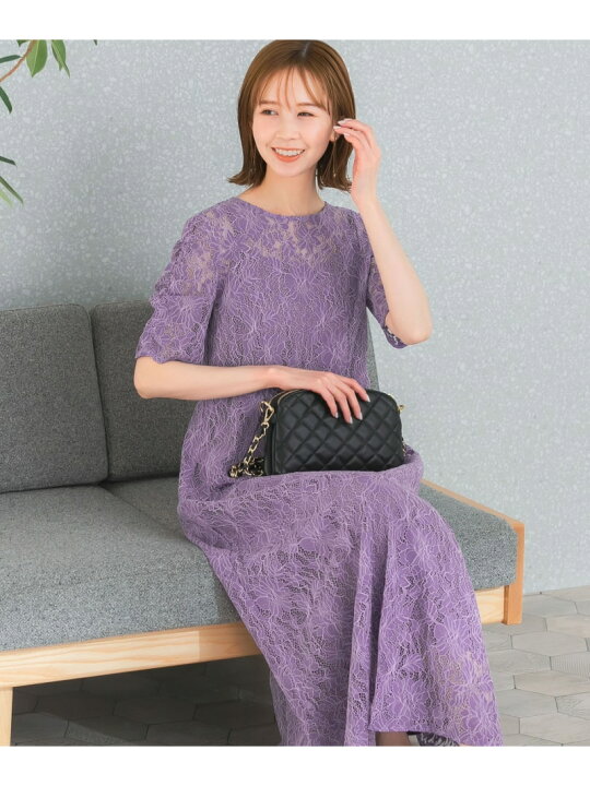 楽天市場】【SALE／50%OFF】kaene 配色レースエプロンドレス URBAN 