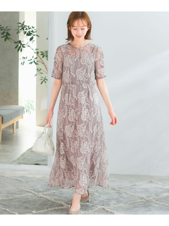 楽天市場】【SALE／50%OFF】kaene 配色レースエプロンドレス URBAN  