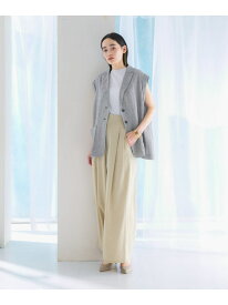 【SALE／50%OFF】ハイウエストワイドパンツ URBAN RESEARCH ROSSO アーバンリサーチロッソ パンツ その他のパンツ ブルー【RBA_E】【送料無料】[Rakuten Fashion]