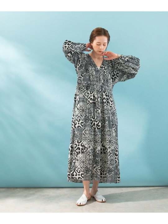 楽天市場】【SALE／30%OFF】sara mallika TILE PATTERN DRESS URBAN 