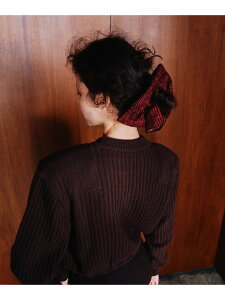 heyep Plaid Square Scrunchie URBAN RESEARCH ROSSO �A�[�o�����T�[�`���b�\ �w�A�A�N�Z�T���[ �w�A�S�� ���b�h �O���[�y���������z[Rakuten Fashion]