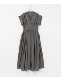 ELENDEEK OPEN COLLAR SHIRT ONE-PIECE URBAN RESEARCH ROSSO アーバンリサーチロッソ ワンピース・ドレス ワンピース ホワイト グレー【送料無料】[Rakuten Fashion]