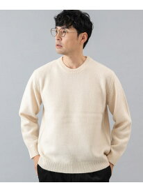 【SALE／40%OFF】『XLサイズあり』シェットランドウールクルーネックニット URBAN RESEARCH ROSSO アーバンリサーチロッソ トップス ニット ネイビー カーキグリーン グリーン ブラック ワインレッド グレー ホワイト【RBA_E】【送料無料】[Rakuten Fashion]