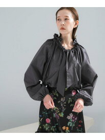【SALE／60%OFF】フリルネックシャツブラウス URBAN RESEARCH ROSSO アーバンリサーチロッソ トップス シャツ・ブラウス グレー ホワイト パープル【RBA_E】【送料無料】[Rakuten Fashion]