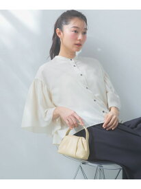 【SALE／60%OFF】『一部WEB限定カラー』UVカットウォッシャブルリネン混ブラウス URBAN RESEARCH ROSSO アーバンリサーチロッソ トップス シャツ・ブラウス ホワイト ネイビー イエロー レッド【RBA_E】【送料無料】[Rakuten Fashion]