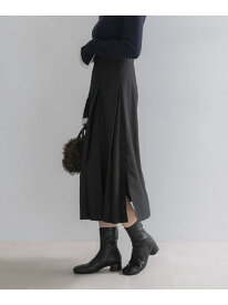 プリーツミディスカート URBAN RESEARCH ROSSO アーバンリサーチロッソ スカート その他のスカート ブラック グレー【送料無料】[Rakuten Fashion]