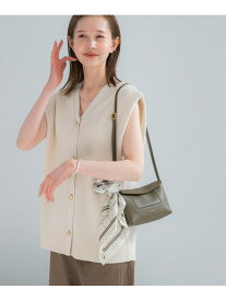 【SALE／55%OFF】ショルダータックニットベスト URBAN RESEARCH ROSSO アーバンリサーチロッソ トップス ベスト・ジレ ホワイト【RBA_E】【送料無料】[Rakuten Fashion]