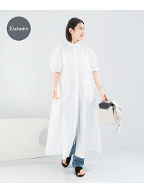 『別注』ELENDEEK×ROSSO RELAXY SHIRT ONE-PIECE URBAN RESEARCH ROSSO アーバンリサーチロッソ ワンピース・ドレス ワンピース ブラック ブルー ホワイト【送料無料】[Rakuten Fashion]