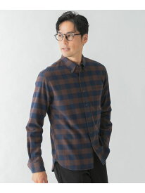 【SALE／50%OFF】『抗菌 / 防臭』『XXLサイズあり』ハイパフォーマンスフランネルシャツ URBAN RESEARCH ROSSO アーバンリサーチロッソ トップス シャツ・ブラウス ブラウン ネイビー グリーン ブラック カーキグリーン ホワイト グレー【RBA_E】[Rakuten Fashion]