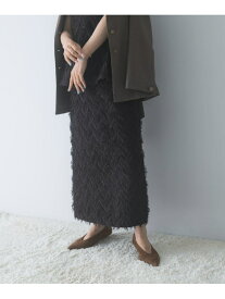 【SALE／20%OFF】ヘアリージャガードスカート URBAN RESEARCH ROSSO アーバンリサーチロッソ スカート その他のスカート グレー ブラック【RBA_E】【送料無料】[Rakuten Fashion]