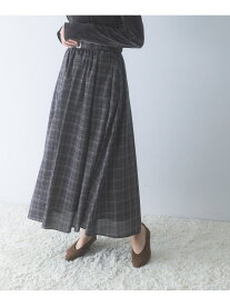 【SALE／10%OFF】『WEB限定』ベルテッドタックギャザーフレアスカート URBAN RESEARCH ROSSO アーバンリサーチロッソ スカート ロング・マキシスカート グレー ブラック【RBA_E】【送料無料】[Rakuten Fashion]