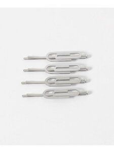 heyep Paper Clip Hair Pins4P URBAN RESEARCH ROSSO �A�[�o�����T�[�`���b�\ �w�A�A�N�Z�T���[ �o���b�^�E�w�A�N���b�v�E�w�A�s�� �V���o�[ �u���b�N�y���������z[Rakuten Fashion]