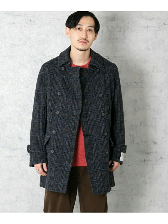 楽天市場】【SALE／50%OFF】ハリスツイードロングピーコート∴ URBAN 