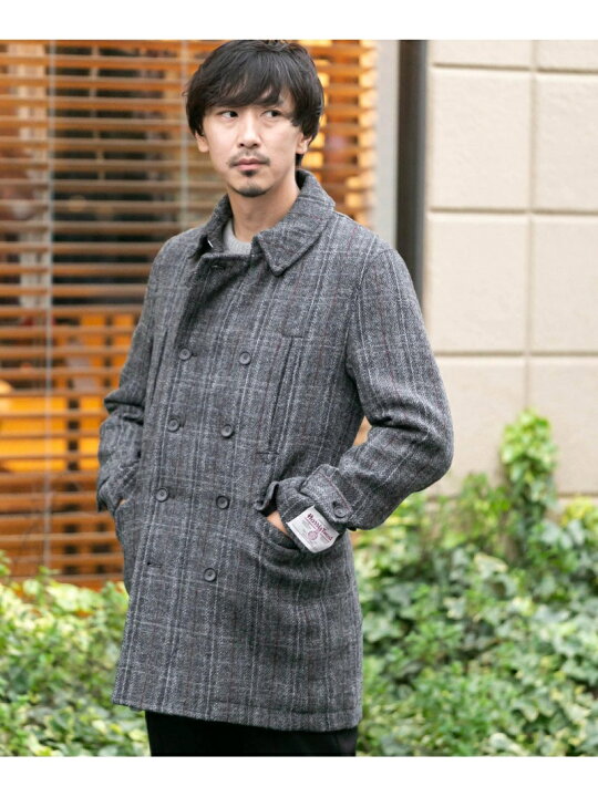 楽天市場】【SALE／50%OFF】ハリスツイードロングピーコート∴ URBAN 