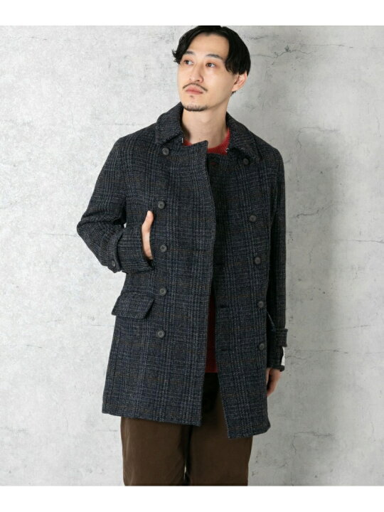 楽天市場】【SALE／50%OFF】ハリスツイードロングピーコート∴ URBAN 