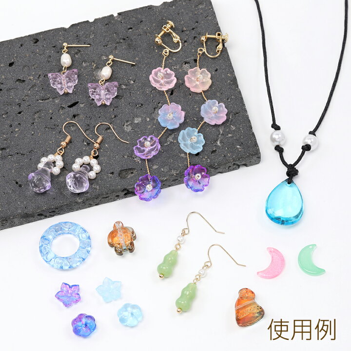 楽天市場】ガラスドロップチャーム 19×27mm : ROSSO小倉 楽天市場店