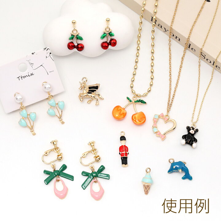 楽天市場】立体ユニコーンチャーム エポ付き メタルゴールドチャーム  