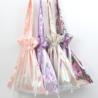 トートバッグ 巾着袋 35×38cm オーロラカラー（1ヶ）メール便不可