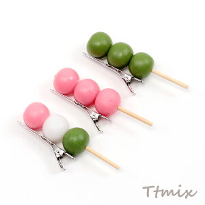 ヘアクリップ 食品サンプルヘアクリップ ミニチュアフード前髪クリップ 約1.7×7cm
