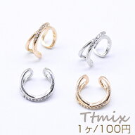 ジルコニアイヤーカフ 12mm デザイン 片耳用（1ヶ）