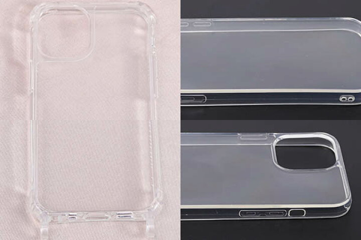 楽天市場】2カン付き iPhone12クリアケース iPhone12クリアソフト  
