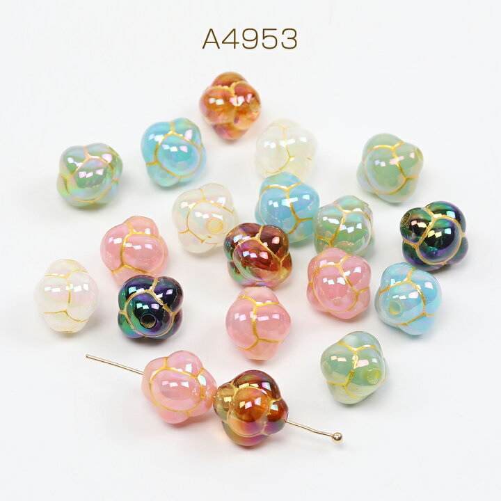 楽天市場】アクリルビーズ ミックスカラー 13mm（10ヶ） : ROSSO小倉 