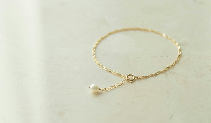 楽天市場】ブレスレット k18 18金 パール 真珠 淡水パール ゴールド  