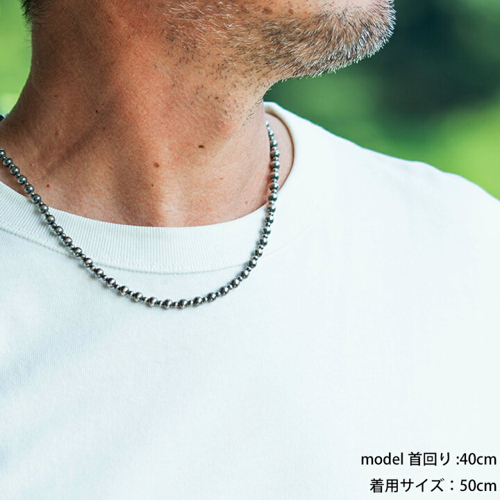 楽天市場】ナバホパール ナバホ パール ネックレス 5mm 40cm 45cm 50cm 
