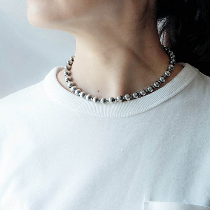 楽天市場】ナバホパール ナバホ パール ネックレス 8mm / 40cm 45cm 