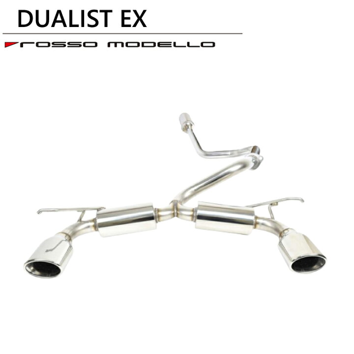 楽天市場】【車検対応】ロッソモデロ DUALIST EX マフラースペーシア 