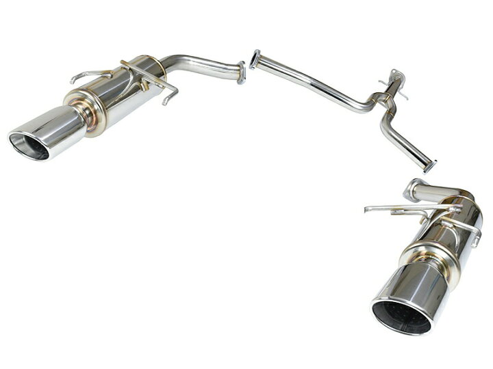 18マジェスタ UZS186ワンオフフルストレートステンレスマフラー底上げ  