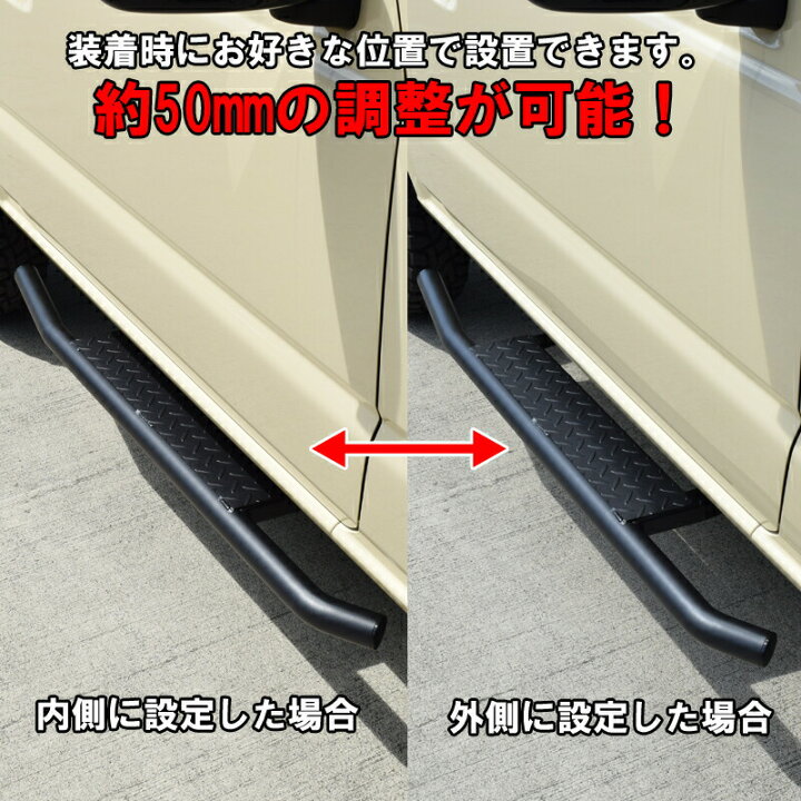 楽天市場】5型対応 ロッソモデロ IKUSA サイドステップバージムニー 
