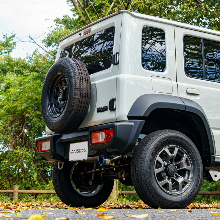 楽天市場】ジムニーノマド JC74W マフラーカッターチタンフェイス 