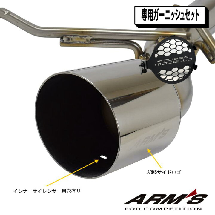 楽天市場】ガーニッシュセット！【競技用】ロッソモデロ 片側左出し 