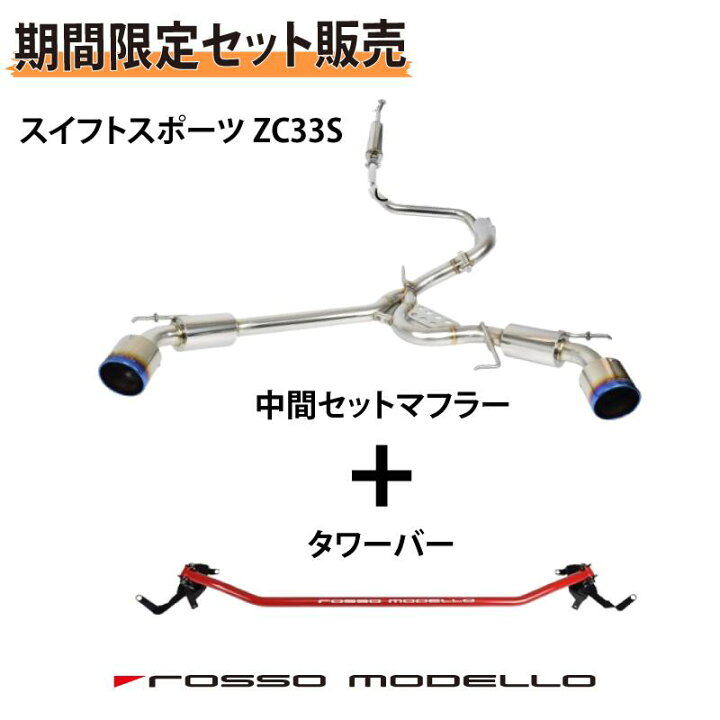 楽天市場】お得なセット価格【車検対応 】ロッソモデロ COLBASSO Ti-C 