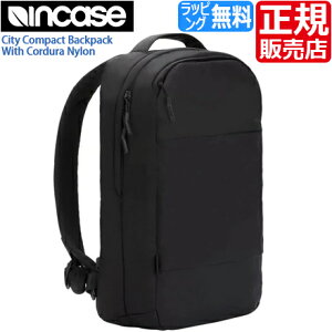 [K̔X] INBP100652-BLK  INCASE City Compact Backpack With Cordura Nylon Y  fB[X bNTbN obNpbN m[gPC rWlX ʋ ʊw 킢 MacBook Pro Backpack iC