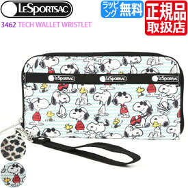 レスポートサック スヌーピー 財布 [正規品] LeSportsac 3462 TECH WALLET WRISTLET レスポ ウォレット 長財布 ラウンドファスナー ラウンドジップ レディース メンズ プレゼント おしゃれ ブランド 人気 おすすめ 彼女 誕生日 ウッドストック PEANUTS ピーナッツ コラボ