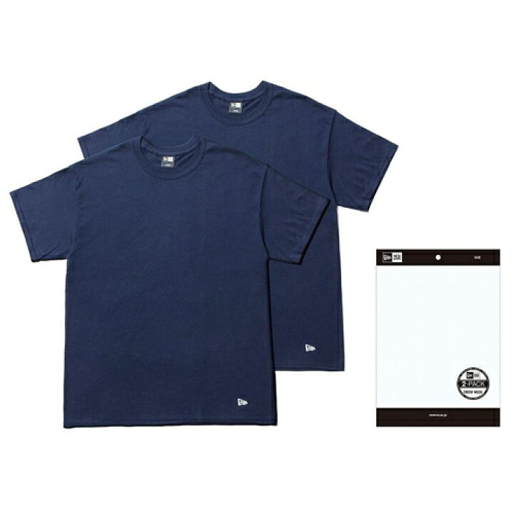 楽天市場 ニューエラ Tシャツ 正規販売店 New Era 2 Pack Tee ネイビー New Era Tシャツ 無地 Tシャツ メンズ 半袖 Tシャツ レディース 半袖 Tシャツ クルーネック Tシャツ ブランド Tシャツ 紺 Tシャツ Rosycats