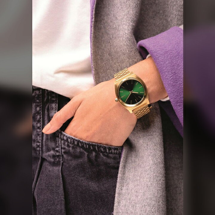 楽天市場 ニクソン 腕時計 正規3年保証 A ニクソン タイムテラー レディース Nixon 時計 Time Teller Gold Green Sunray メンズ 彼女 父 母 誕生日 お祝い プレゼント ブランド おすすめ かわいい かっこいい 人気 Rosycats